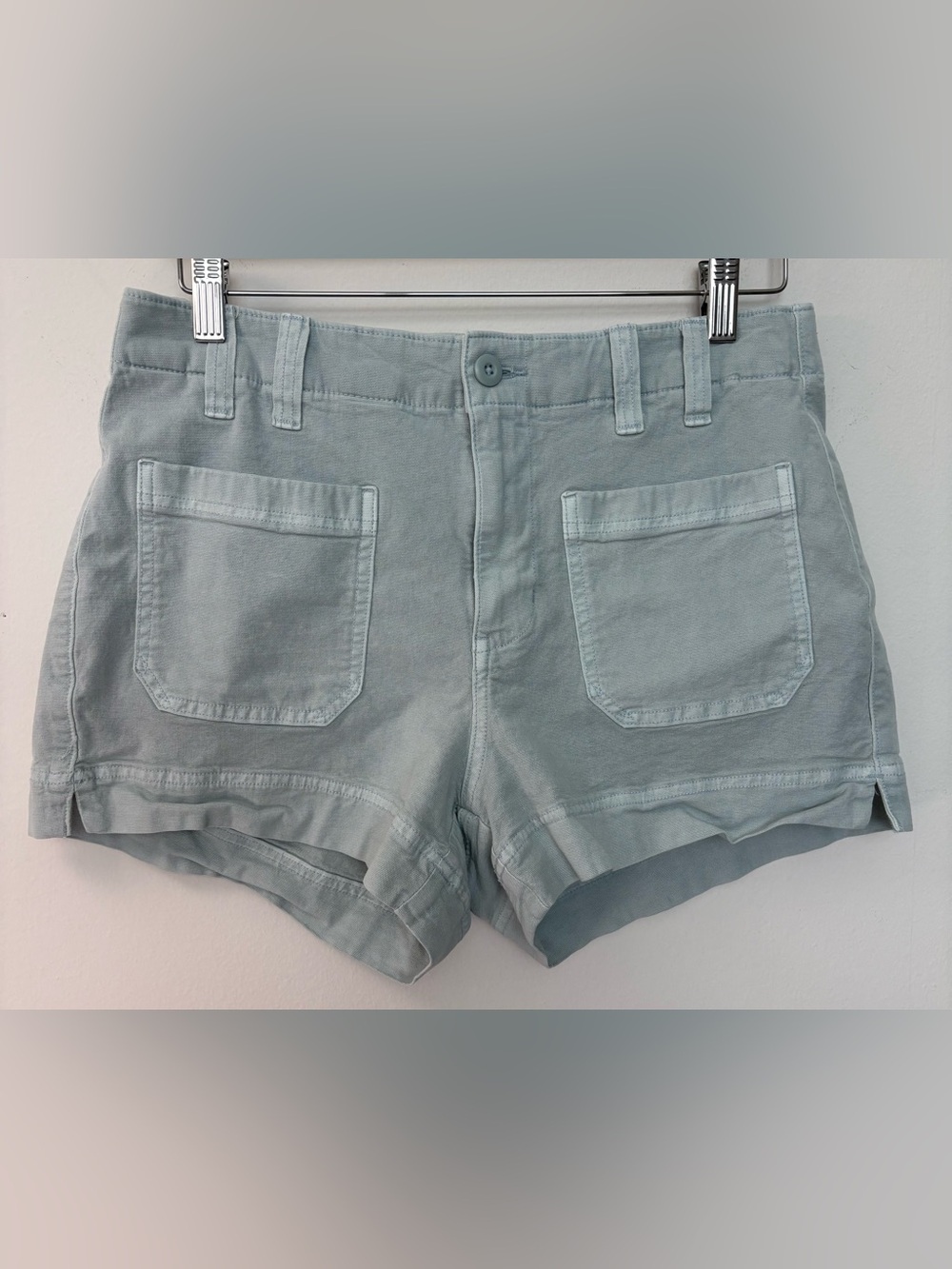 American Eagle Relaxed Sport Light Aqua Blue Women’s Shorts Size 8 Sku#5